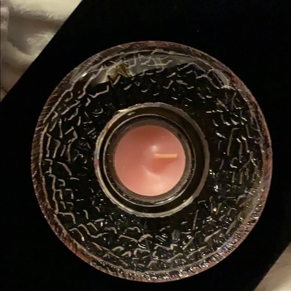 Orrefors Discus Votive Clear, by Lars Hellsten